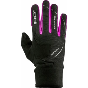 R2 Blizzard Gloves Black/Neon Pink S Lyžařské rukavice
