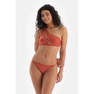 Dagi Cinnamon One-Shoulder Bikini Top
