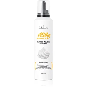 Brelil Numéro Milky Sensation Hair BB Mousse hydratačná pena pre nepoddajné a krepovité vlasy 250 ml