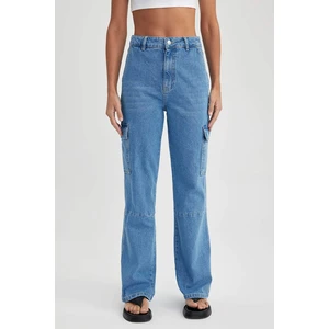 DEFACTO Wide Leg Jeans With Cargo Pocket