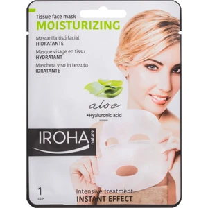 Iroha Moisturizing Aloe látková maska s aloe vera a kyselinou hyaluronovou