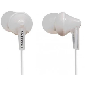 Špuntová sluchátka sluchátka do uší panasonic rp-hje125e-w, bílá