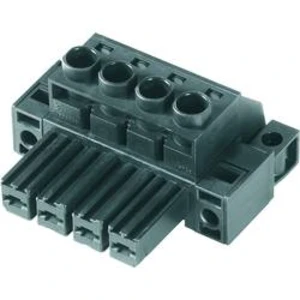 Zásuvkové púzdro na kábel Weidmüller BVZ 7.62HP/07/180FC SN BK BX 1929680000, 68.58 mm, pólů 7, rozteč 7.62 mm, 50 ks