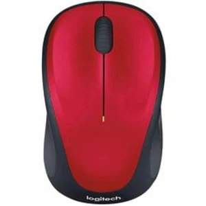 myš Logitech Wireless Mouse M235 nano, červená