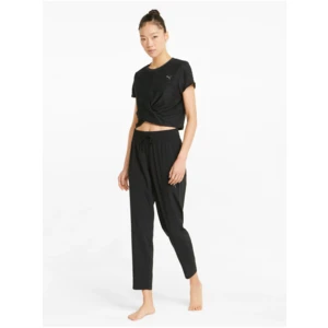 Černé dámské sportovní cropped tričko Puma Skimmer - Dámské