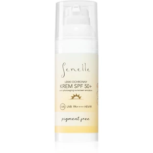 Senelle Cosmetics Light Protective Pigment Free lehký ochranný krém na obličej SPF 50+ 50 ml