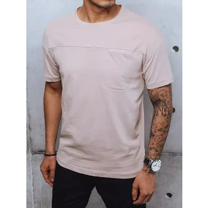 Pink Dstreet RX4837 plain men's T-shirt