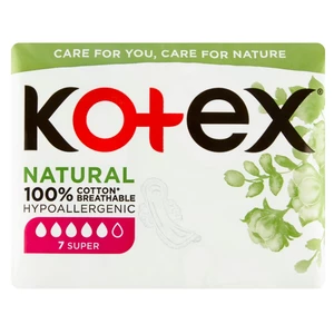 Kotex Natural Super vložky 7 ks