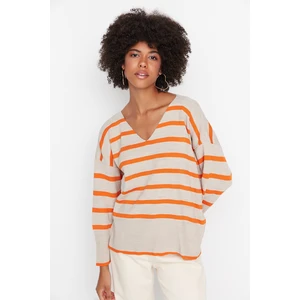 Trendyol Sweater - Beige - Regular fit