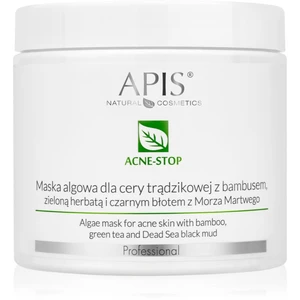 Apis Natural Cosmetics Acne-Stop Professional čistiaca a zjemňujúca maska pre mastnú pleť so sklonom k akné 200 g