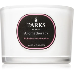 Parks London Aromatherapy Rhubarb & Pink Grapefruit vonná sviečka 80 g