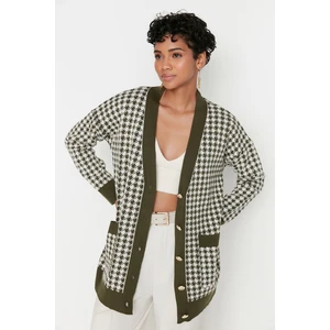 Trendyol Cardigan - Khaki - Regular fit