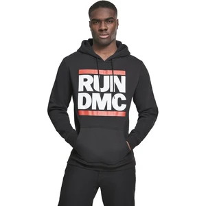 Run DMC Felpa con cappuccio Logo Nero XS