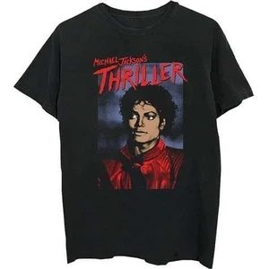 Michael Jackson Koszulka Thriller Pose Czarny-Graficzny XL
