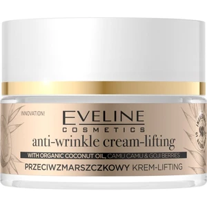 Eveline Cosmetics Organic Gold denní i noční protivráskový krém s kokosovým olejem 50 ml