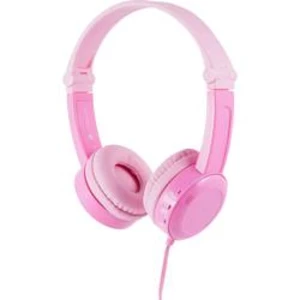 onanoff Travel  detské #####On Ear Headset na ušiach zložiteľná, Headset, obmedzenie hlasitosti ružová