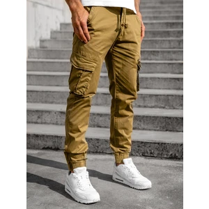 Kamelové pánské jogger kapsáče Bolf CT6707S0