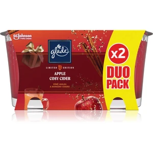 GLADE Cosy Apple Cider vonná sviečka duo 2x129 g