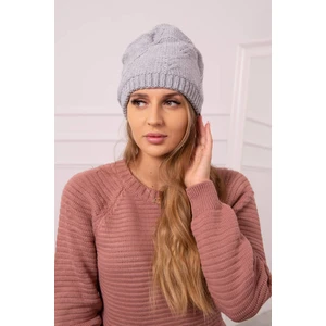 Ladies beanie Lorena K377 light gray