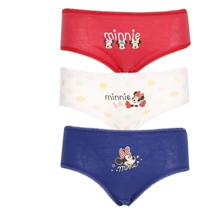 3PACK dívčí kalhotky E plus M Minnie vícebarevné