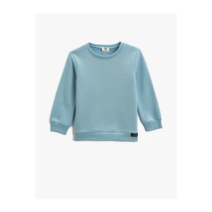 Koton Sweatshirt - Blue - Relaxed fit