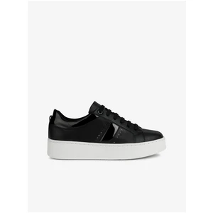 Black Women's Sneakers on the Geox Platform - Women