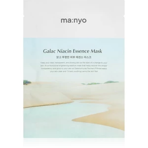 ma:nyo Galac Niacin Essence rozjasňujúca plátienková maska s hydratačným účinkom 30 g