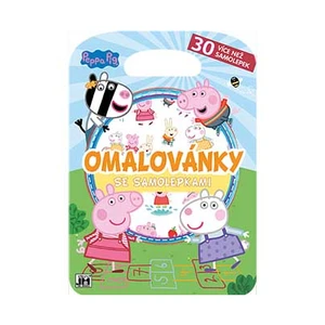 Omalovánky se samolepkami - Peppa pig