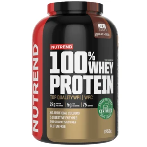 Nutrend 100 % Whey Protein 2250 g variant: čokoláda - kakao