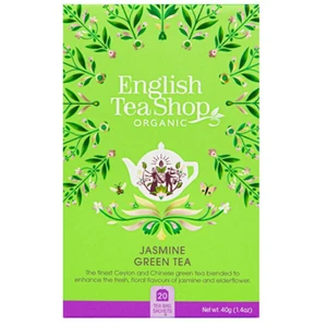 English Tea Shop Zelený čaj s jasmínem a bezinkou 20 sáčků