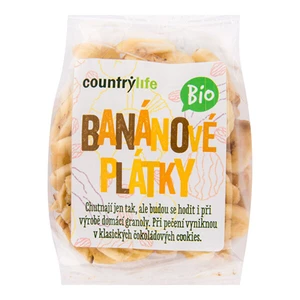 Country Life Banánovej plátky BIO 100 g