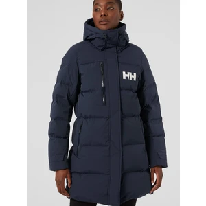 Tmavě modrý dámský zimní prošívaný kabát HELLY HANSEN - Dámské