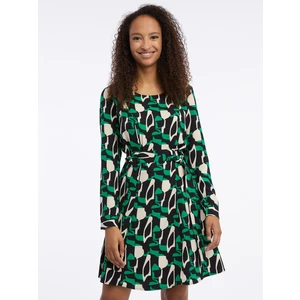 Orsay Green Ladies Patterned Dress - Women