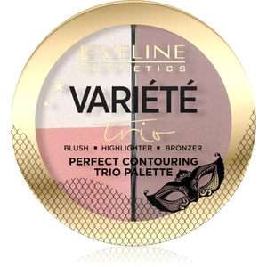 Eveline Cosmetics Variété Trio konturovací paletka 3 v 1 odstín 01 Light 10 g