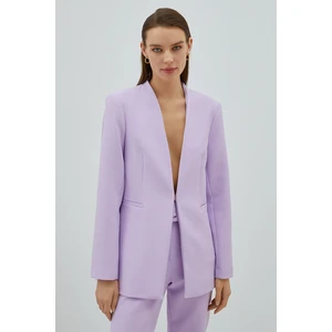 Koton Blazer Jacket V-Neck Pocket Detailed