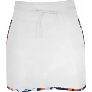 Callaway 17" Abstract Floral Blocked Drawstring Skort Brilliant White XL