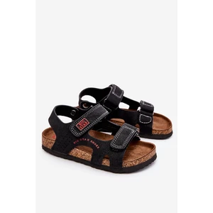 Kids lightweight Velcro Sandals Big Star LL374141 black