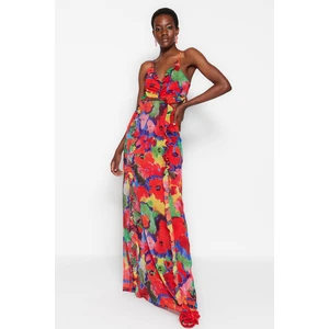 Női ruha Trendyol TPRSS23AE00033/Multi-color
