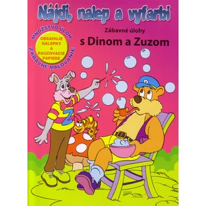 Nájdi, nalep a vyfarbi Zábavné úlohy s Dinom a Zuzom