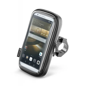 Voděodolné pouzdro Interphone SMART pro telefony do velikosti 6,5", úchyt na řídítka, černé