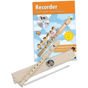 Cascha HH 1500 EN Soprano Recorder C White