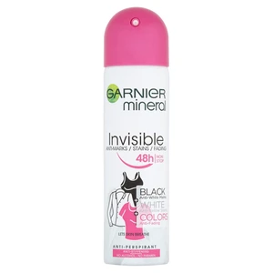 Garnier Minerálne dezodorant pre dlhotrvajúcu sviežosť v spreji Invisible 150 ml