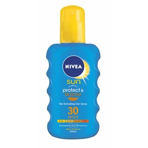 Nivea Intenzívny sprej na opaľovanie SPF 30 Sun (Protect & Bronze Sun Spray) 200 ml