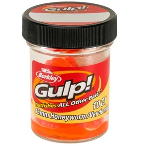 Berkley umělé nástrahy gulp honey worm-orange 4,5 cm