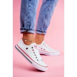 Big Star Womens White Sneakers T274022