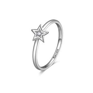 Rosato Pôvabný strieborný prsteň s hviezdičkou Allegra RZA027 54 mm