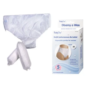 BabyOno Get Ready Disposable Panties poporodní kalhotky velikost M 5 ks