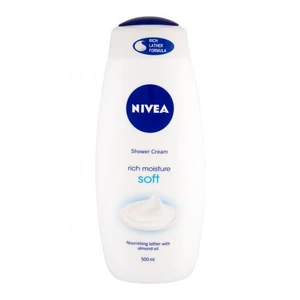 Nivea Soft Rich Moisture 500 ml sprchový krém pro ženy