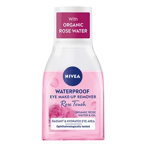 Nivea Dvojfázový odličovač očí Rose Touch (Waterproof Eye Make-Up Remover) 100 ml