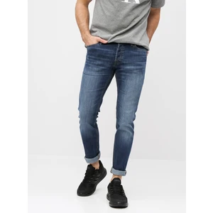 Modré slim fit džíny Jack & Jones Glenn - Pánské